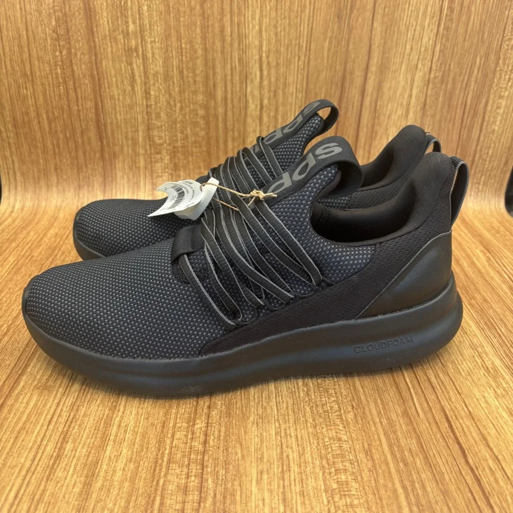 Adidas Lite Racer Adapt 7.0 Mens Size 9 Black Wide Slip On IE8684‎ Sneakers NEW